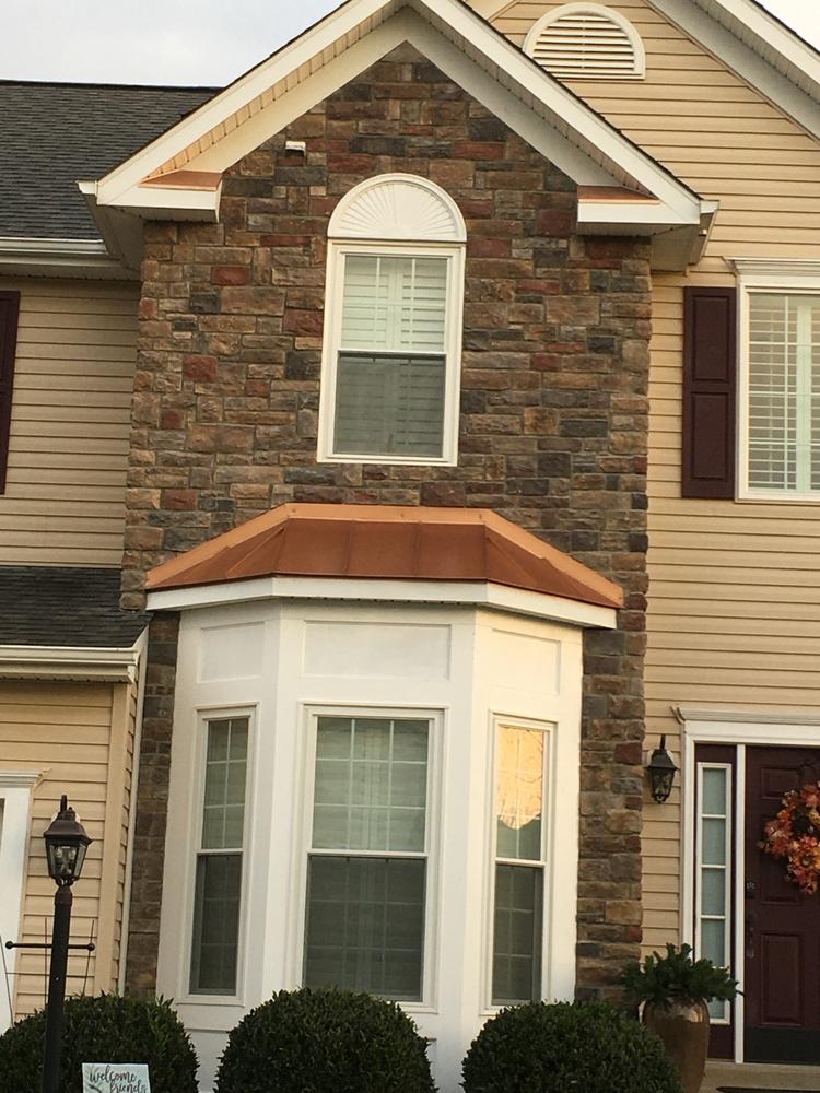 Home exterior stone work